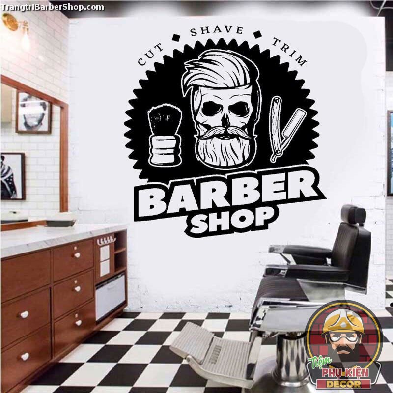 Trọn bộ hướng dẫn cách trang trí Barber Shop, thiết kế Tiệm Tóc Nam đẹp, đơn giản và hiện đại